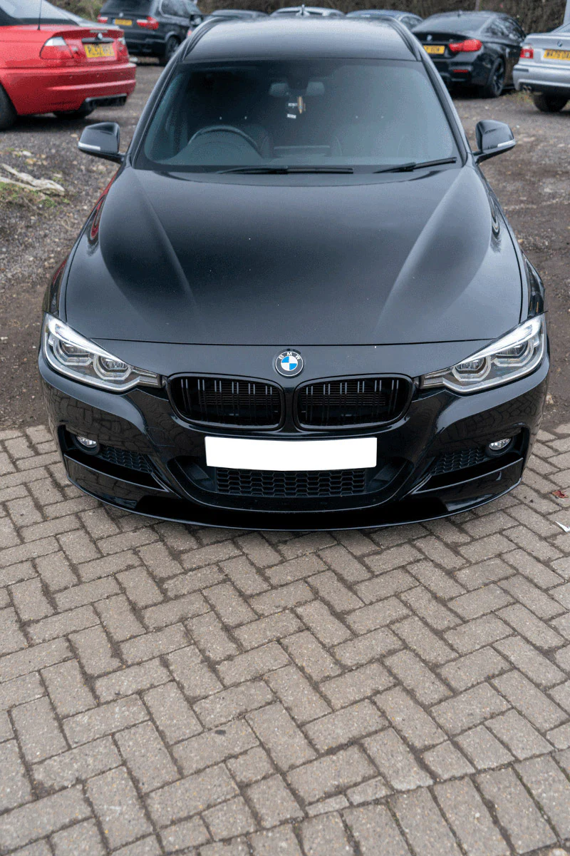 BMW 3 SERIES F30 GLOSS BLACK FULL KIT (TWIN EXHAUST) - MP STYLE - BLAK BY CT CARBON - Image 12