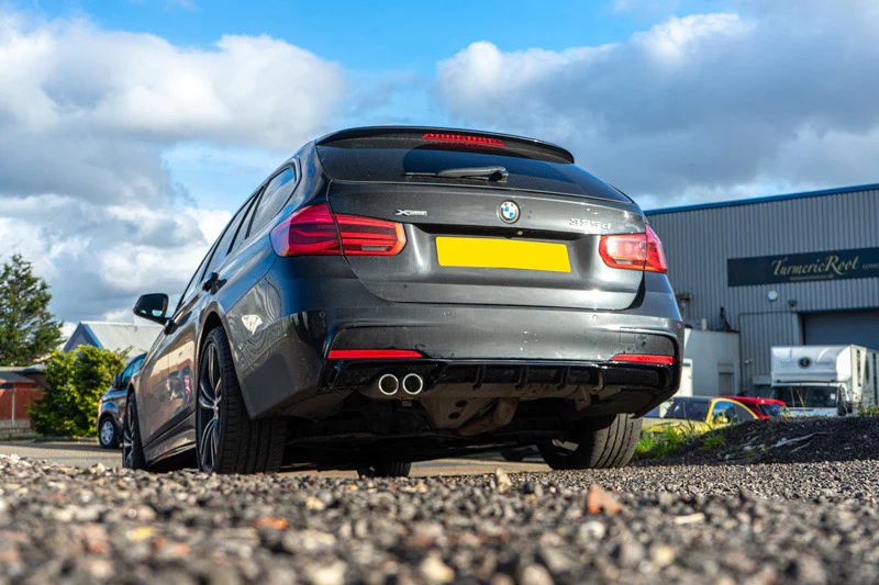 BMW 3 SERIES F30 GLOSS BLACK FULL KIT (TWIN EXHAUST) - MP STYLE - BLAK BY CT CARBON - Image 6