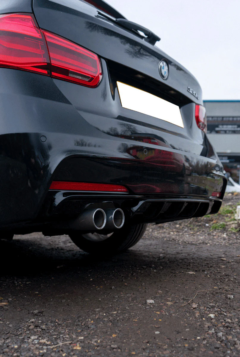 BMW 3 SERIES F30 GLOSS BLACK FULL KIT (TWIN EXHAUST) - MP STYLE - BLAK BY CT CARBON - Image 8