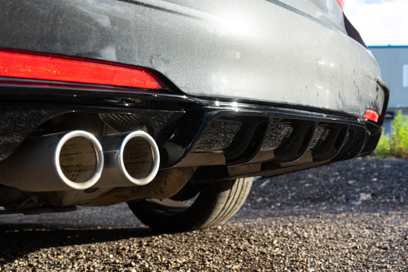 BMW 3 SERIES F30 GLOSS BLACK LEFT EXHAUST DIFFUSER - MP STYLE - BLAK BY CT CARBON - Image 5