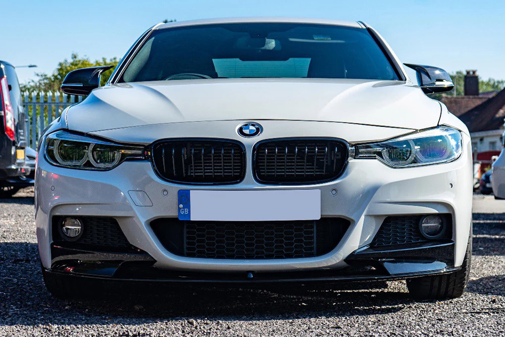 BMW 3 SERIES F30 GLOSS BLACK SPLITTER - MP STYLE - BLAK BY CT CARBON - Image 3