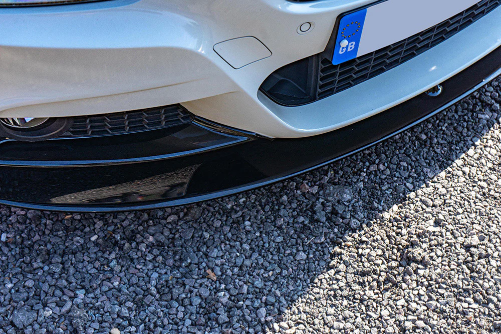 BMW 3 SERIES F30 GLOSS BLACK SPLITTER - MP STYLE - BLAK BY CT CARBON - Image 4
