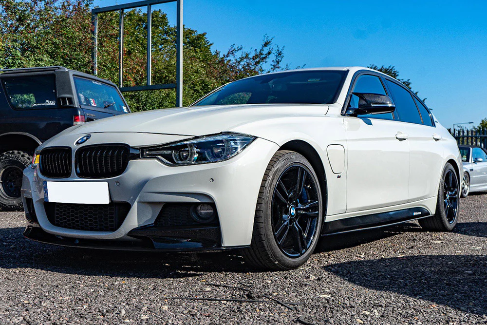 BMW 3 SERIES F30 GLOSS BLACK SPLITTER - MP STYLE - BLAK BY CT CARBON - Image 5