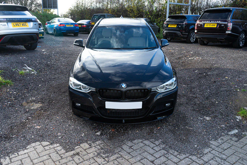 BMW 3 SERIES F30 GLOSS BLACK SPLITTER - MP STYLE - BLAK BY CT CARBON - Image 8