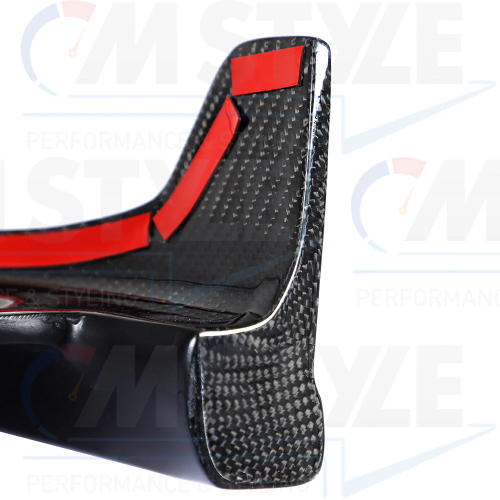 BMW 3 Series G20 Mstyle Carbon Fibre Front Splitter - Image 4