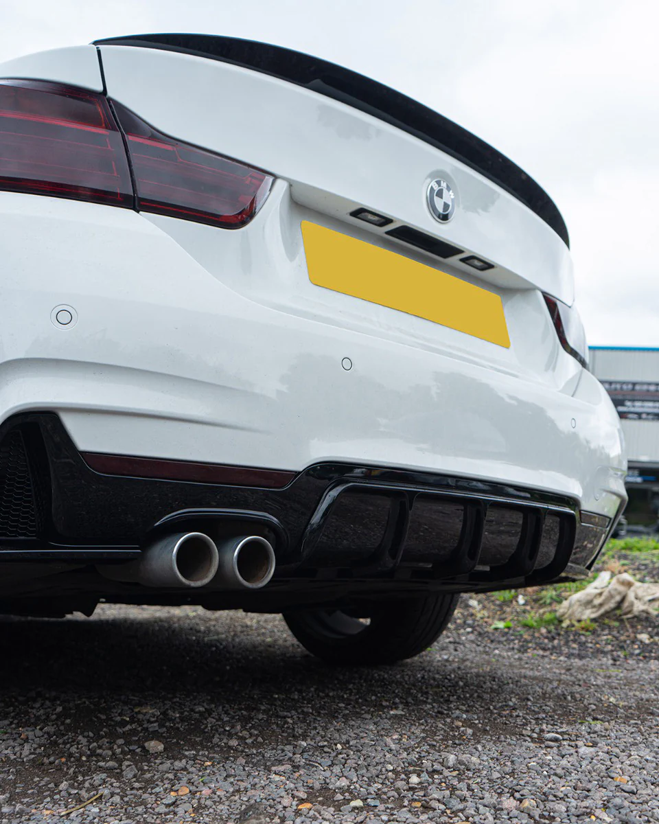 BMW 4 SERIES F32 GLOSS BLACK FULL KIT (TWIN EXHAUST) - MP STYLE - BLAK BY CT CARBON - Image 16