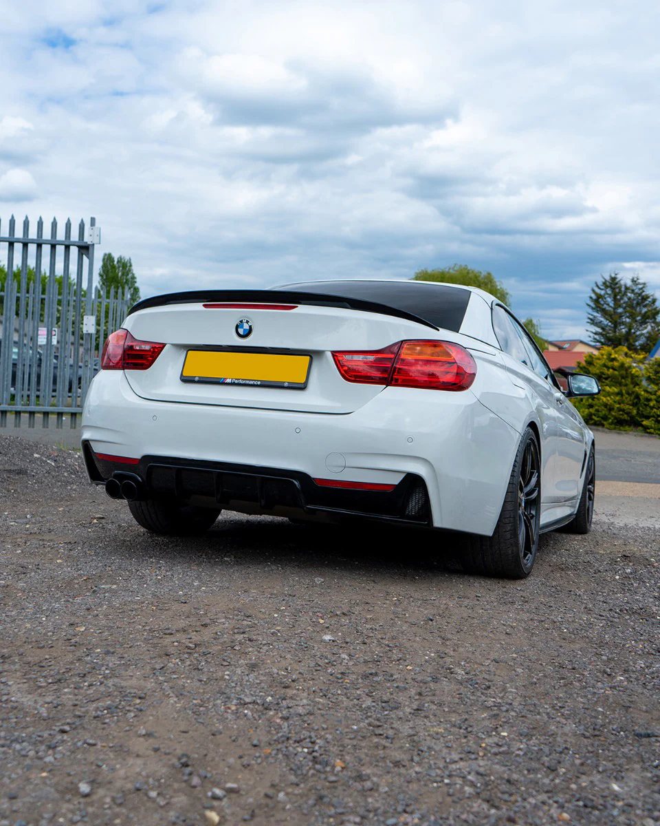 BMW 4 SERIES F32 GLOSS BLACK FULL KIT (TWIN EXHAUST) - MP STYLE - BLAK BY CT CARBON - Image 22