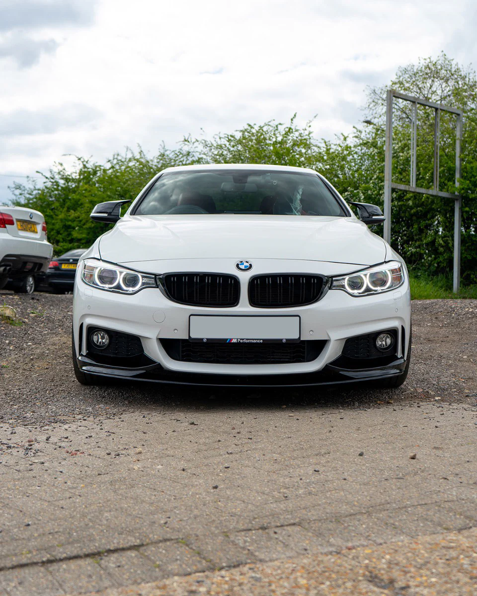 BMW 4 SERIES F32/F33/F36 GLOSS BLACK SPLITTER - MP STYLE - BLAK BY CT CARBON - Image 9