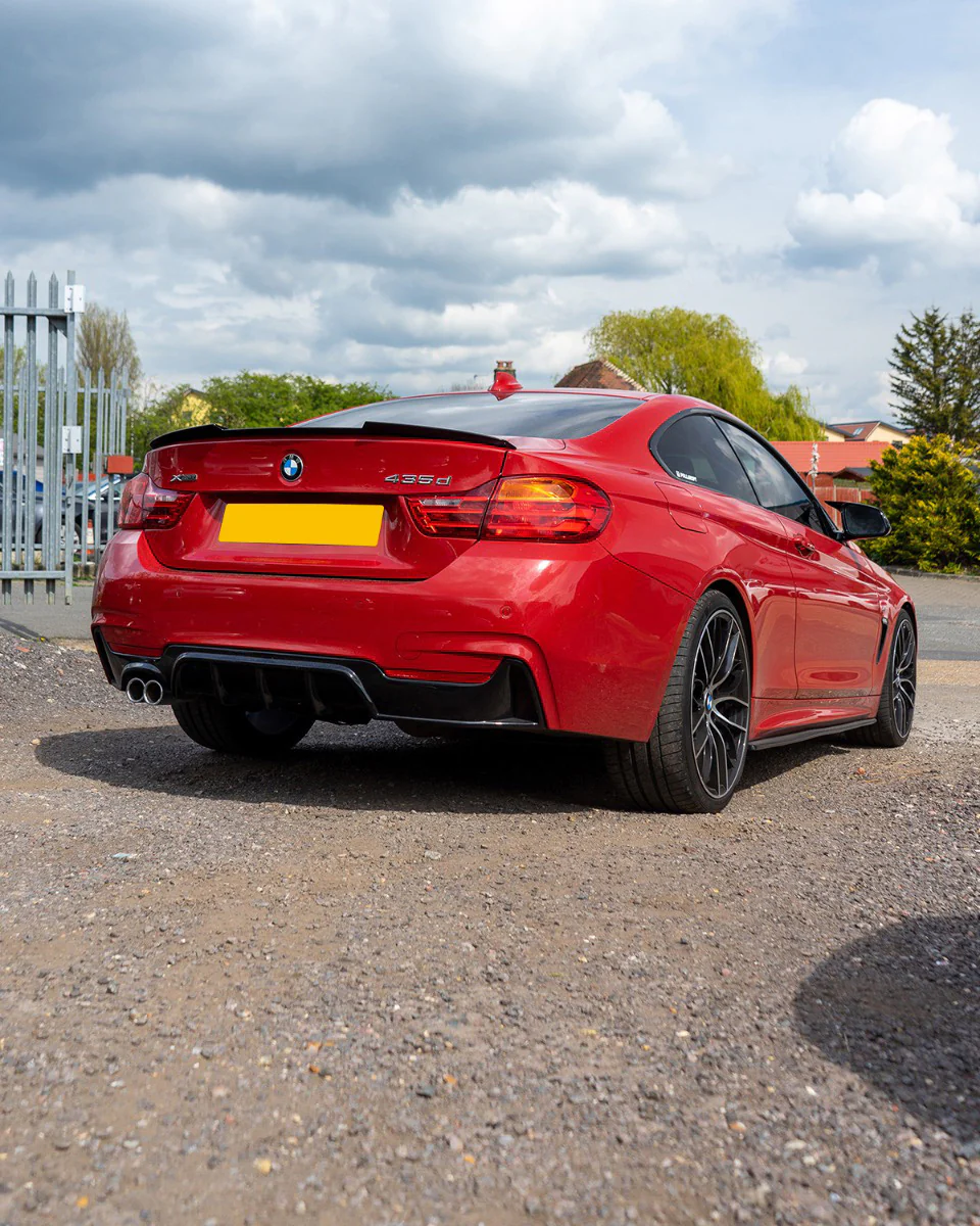 BMW 4 Series F32/F33/F36 Gloss Black Twin Left Exhaust Diffuser - BLAK BY CT CARBON - Image 8