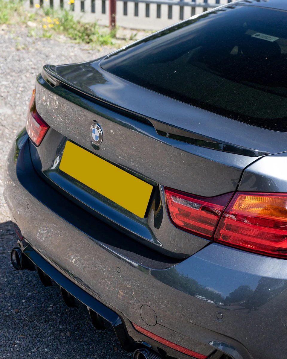 BMW 4 SERIES F36 GLOSS BLACK SPOILER - MP STYLE - BLAK BY CT CARBON - Image 5