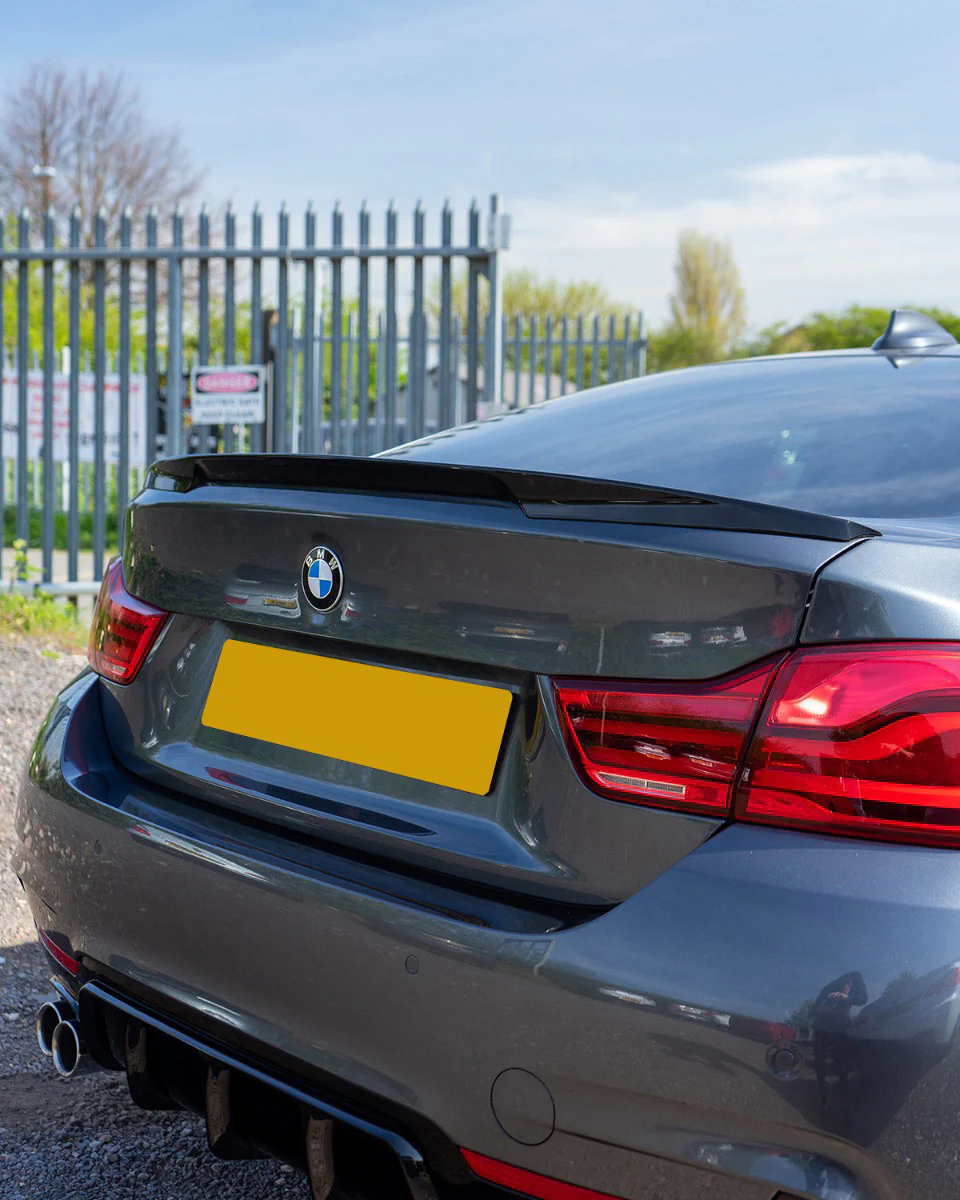 BMW 4 SERIES F36 GLOSS BLACK SPOILER - MP STYLE - BLAK BY CT CARBON - Image 7