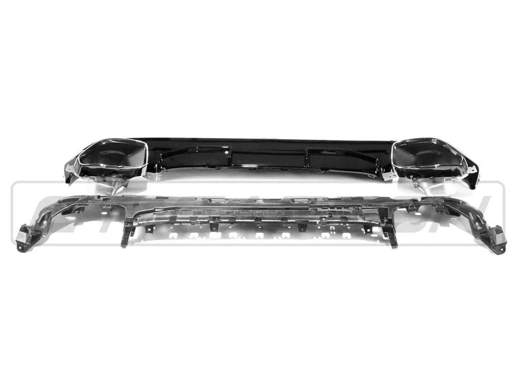 BMW 4 SERIES G26 GLOSS BLACK DIFFUSER AND TIPS - MP STYLE - Image 4