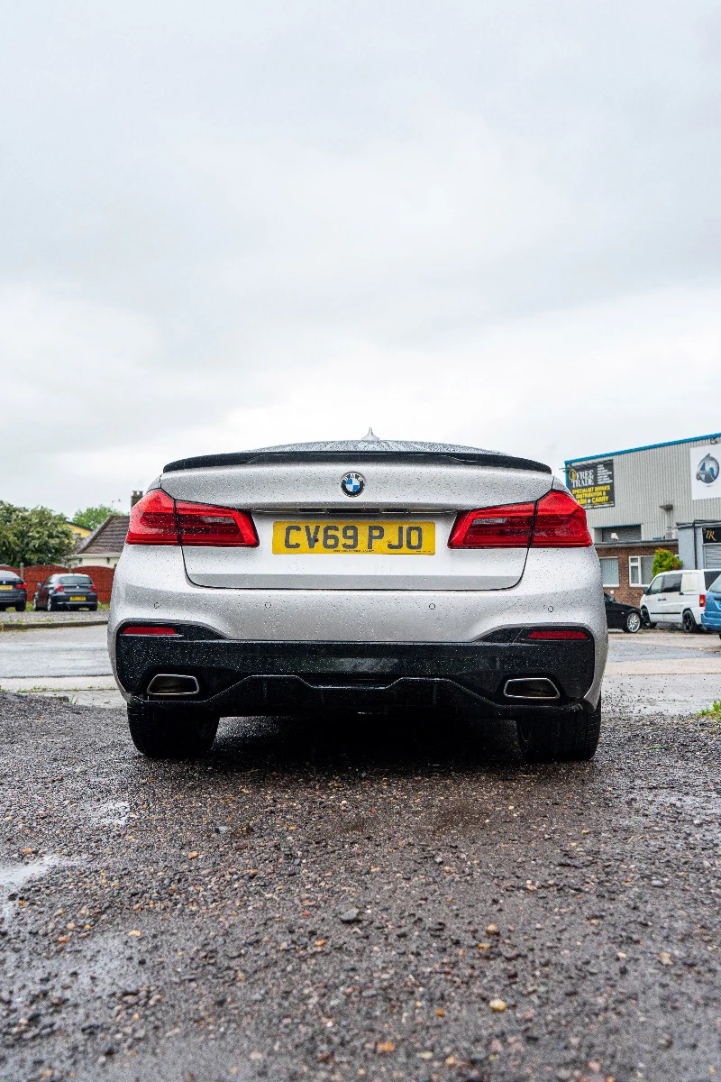 BMW 5 SERIES G30 GLOSS BLACK DIFFUSER - MP STYLE - BLAK BY CT CARBON - Image 3