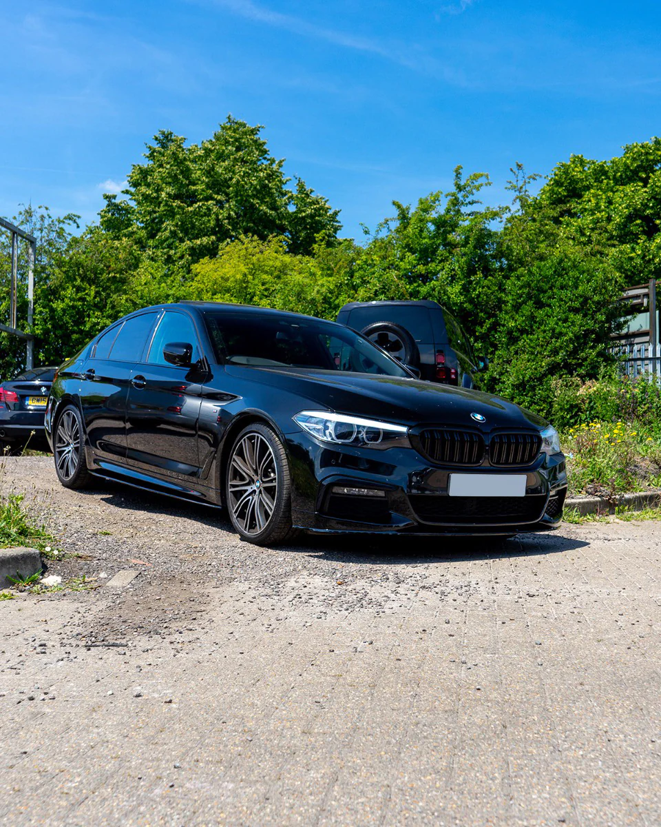 BMW 5 SERIES G30 GLOSS BLACK SPLITTER - MP STYLE - BLAK BY CT CARBON - Image 7
