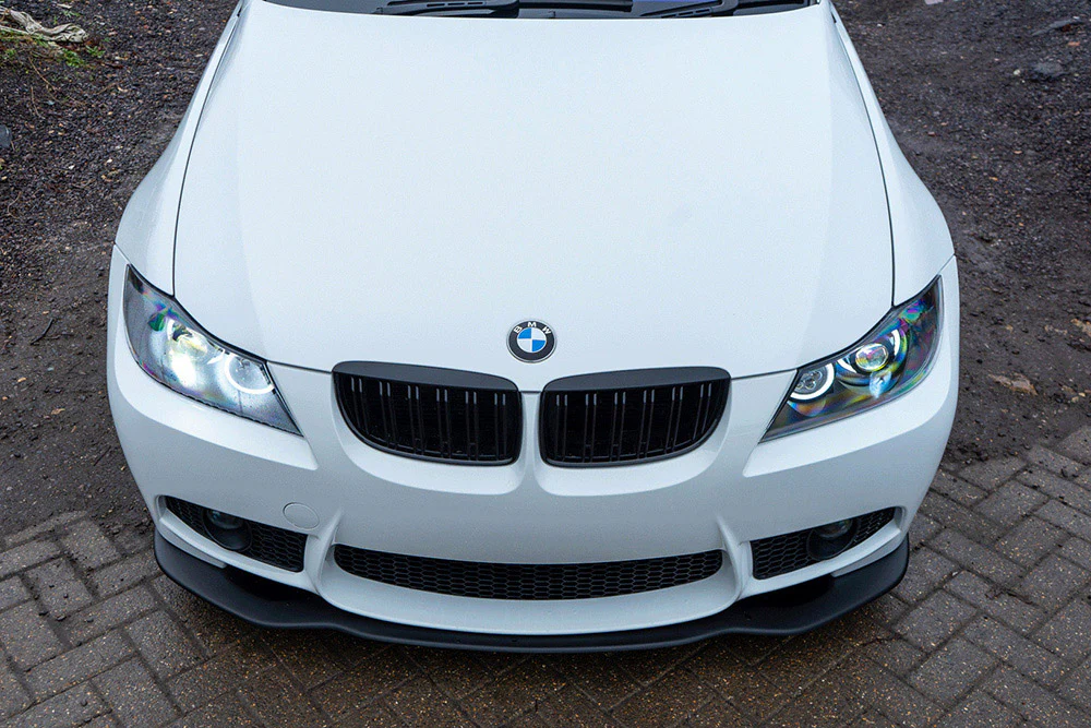 BMW E90 3 SERIES PRE-LCI DOUBLE SLAT BLACK GRILLES - BLAK BY CT CARBON - Image 3