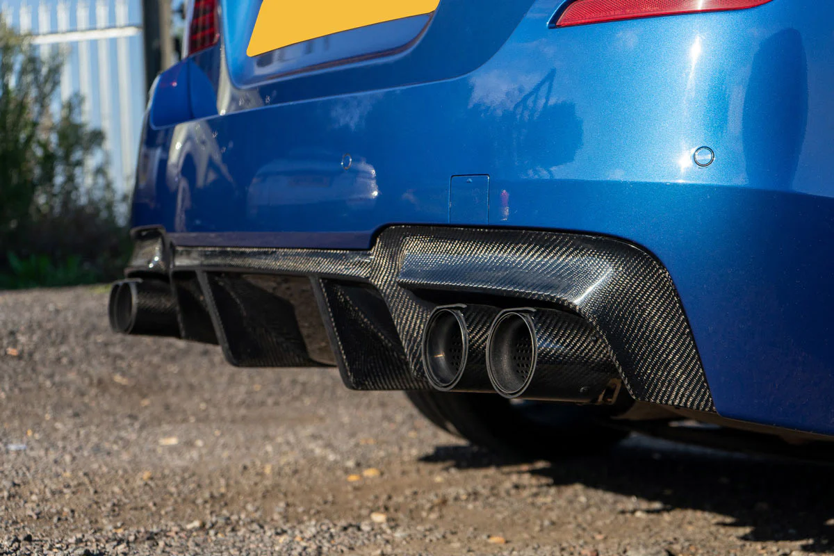 BMW F10 M5 CARBON FIBRE DIFFUSER - V STYLE - Image 3
