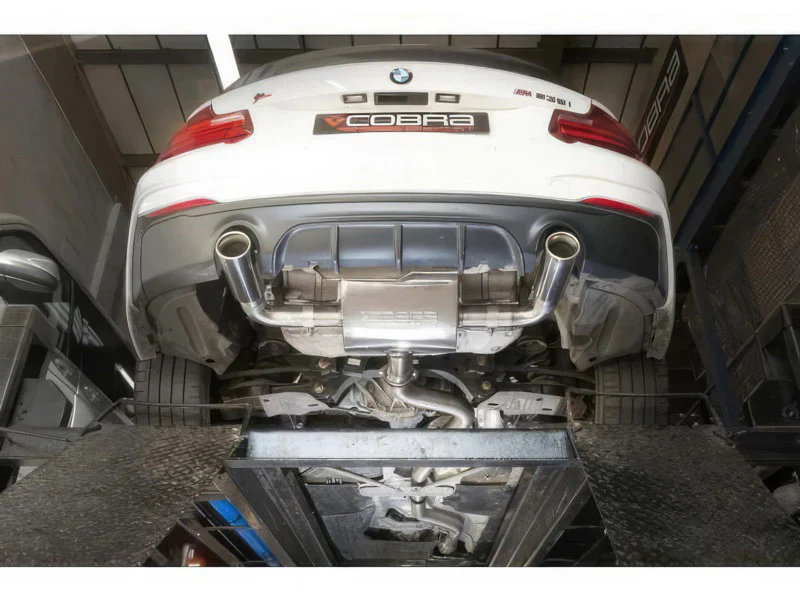 BMW F22 F23 M235i CAT BACK RESONATED PERFORMANCE EXHAUST - Image 3