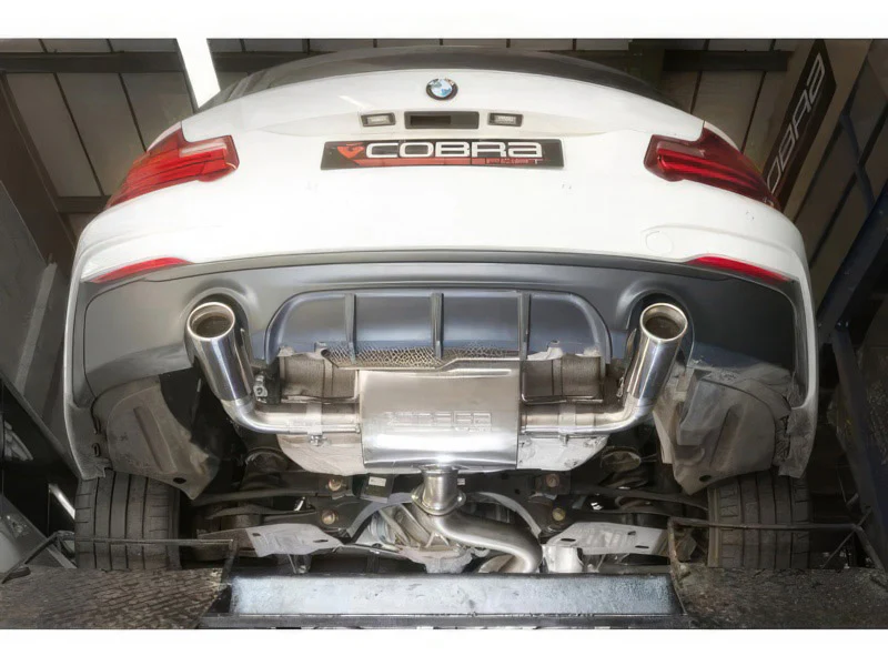 BMW F22 F23 M240i CAT BACK RESONATED PERFORMANCE EXHAUST FOR AUTOMATIC MODELS - Image 3