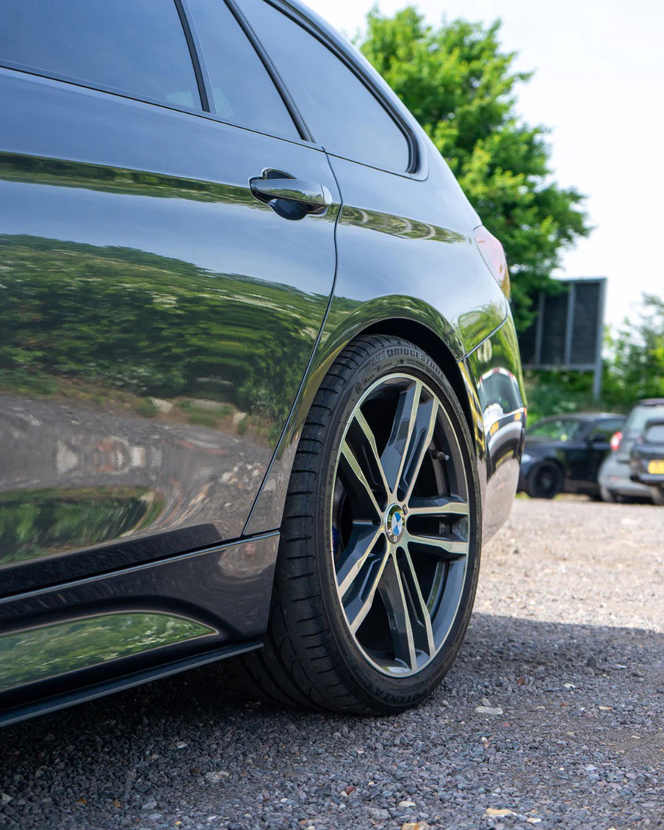 BMW F30 3 SERIES MATTE BLACK SIDE SKIRTS - MP STYLE - Image 3