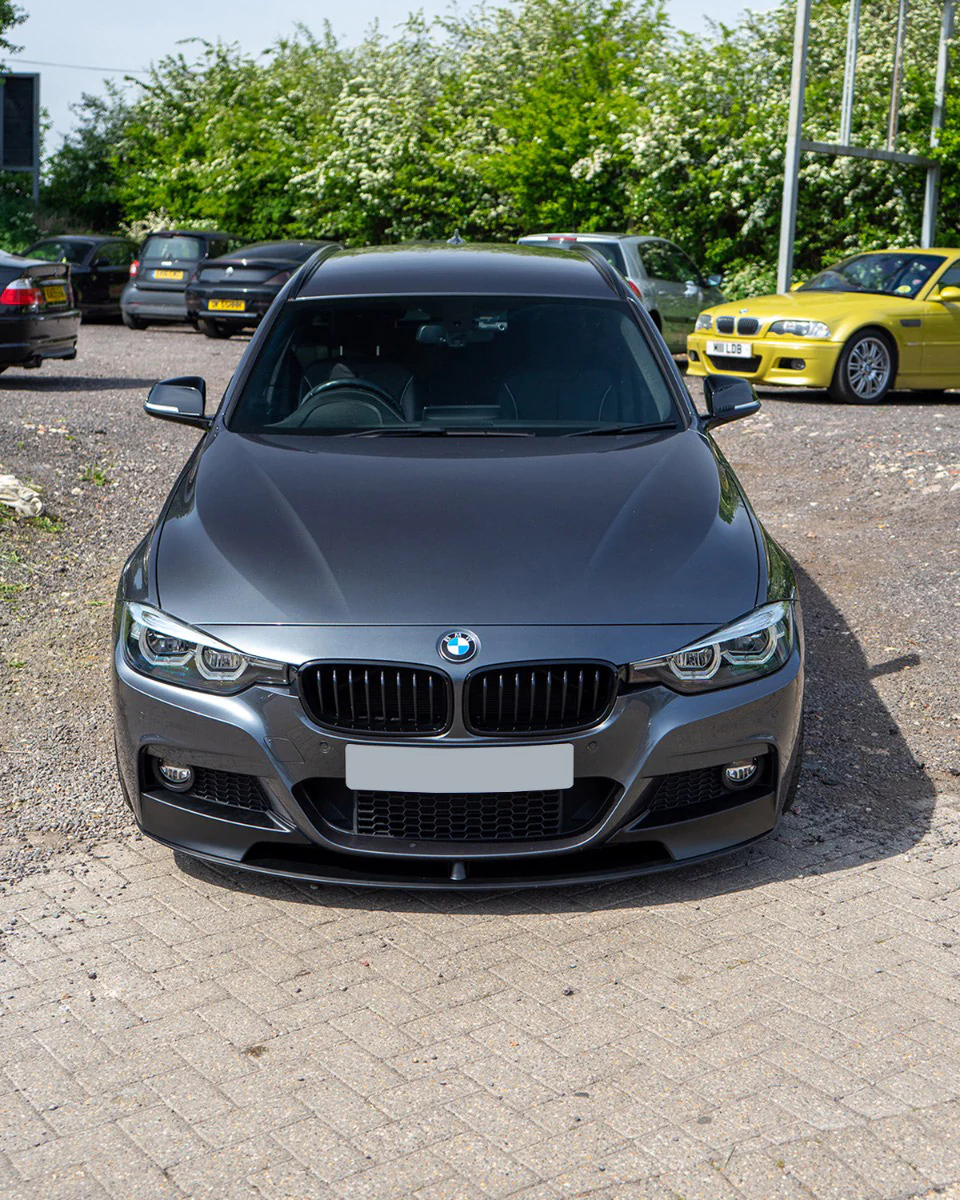 BMW F30 3 SERIES MATTE BLACK SPLITTER - MP STYLE - Image 6