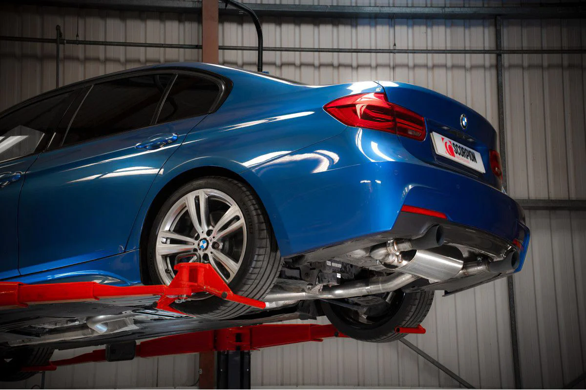 BMW F30 / F31 / F32 / F33 / F36 340I & 440I INCLUDING X-DRIVE NON GPF MODELS 2015 - 2018 NON RESONATED CATBACK SYSTEM - DAYTONA CERAMIC TAIL PIPES - Image 3