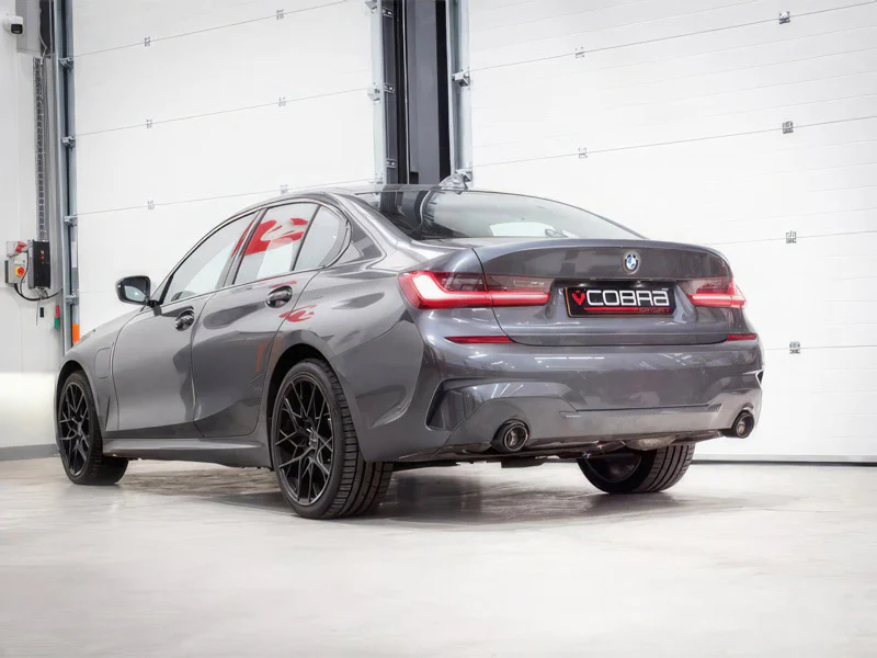 BMW G20 330e VALVED DUAL EXIT REAR AXLE BACK PERFORMANCE EXHAUST - Image 3