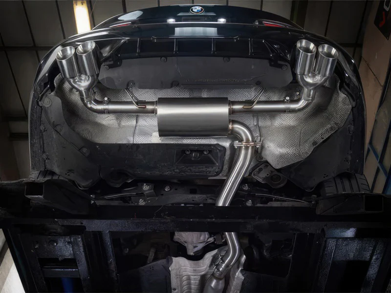 BMW G20 G21 320i & 330i NON VALVED QUAD EXIT PERFORMANCE EXHAUST - Image 3