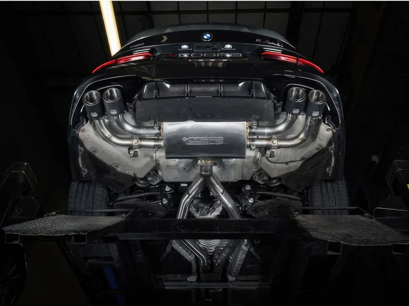 BMW G20 G21 M340I SINGLE VALVED QUAD EXIT GPF/PPF BACK PERFORMANCE EXHAUST - Image 2