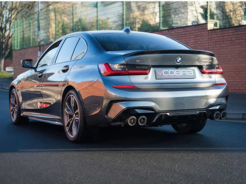 BMW G20 G21 M340i TWIN VALVED QUAD EXIT GPF/PPF BACK PERFORMANCE EXHAUST - Image 3
