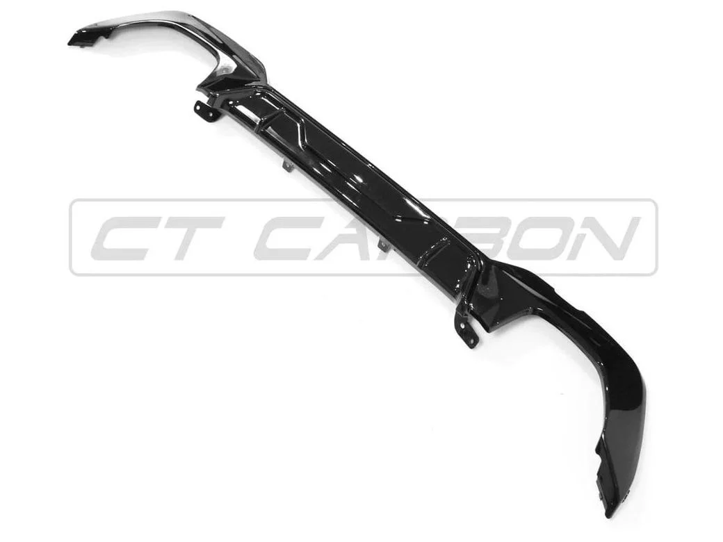BMW G20/G21 3 SERIES GLOSS BLACK DIFFUSER - MP STYLE (SQUARE TIPS) - Image 3