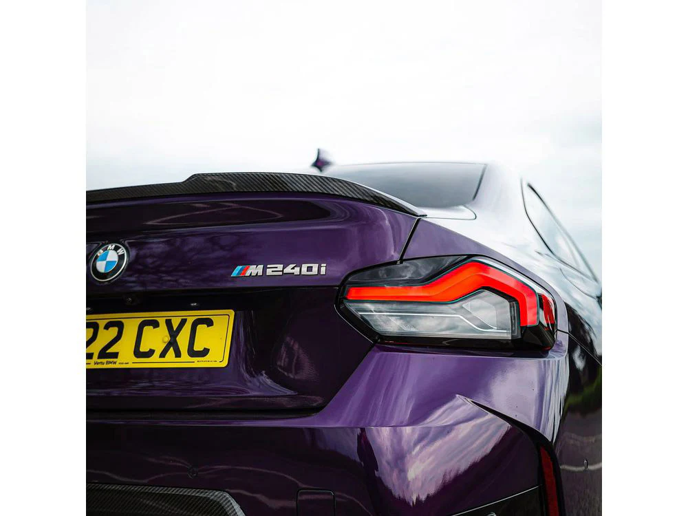 BMW G42 2 SERIES CARBON FIBRE SPOILER - V STYLE - Image 4