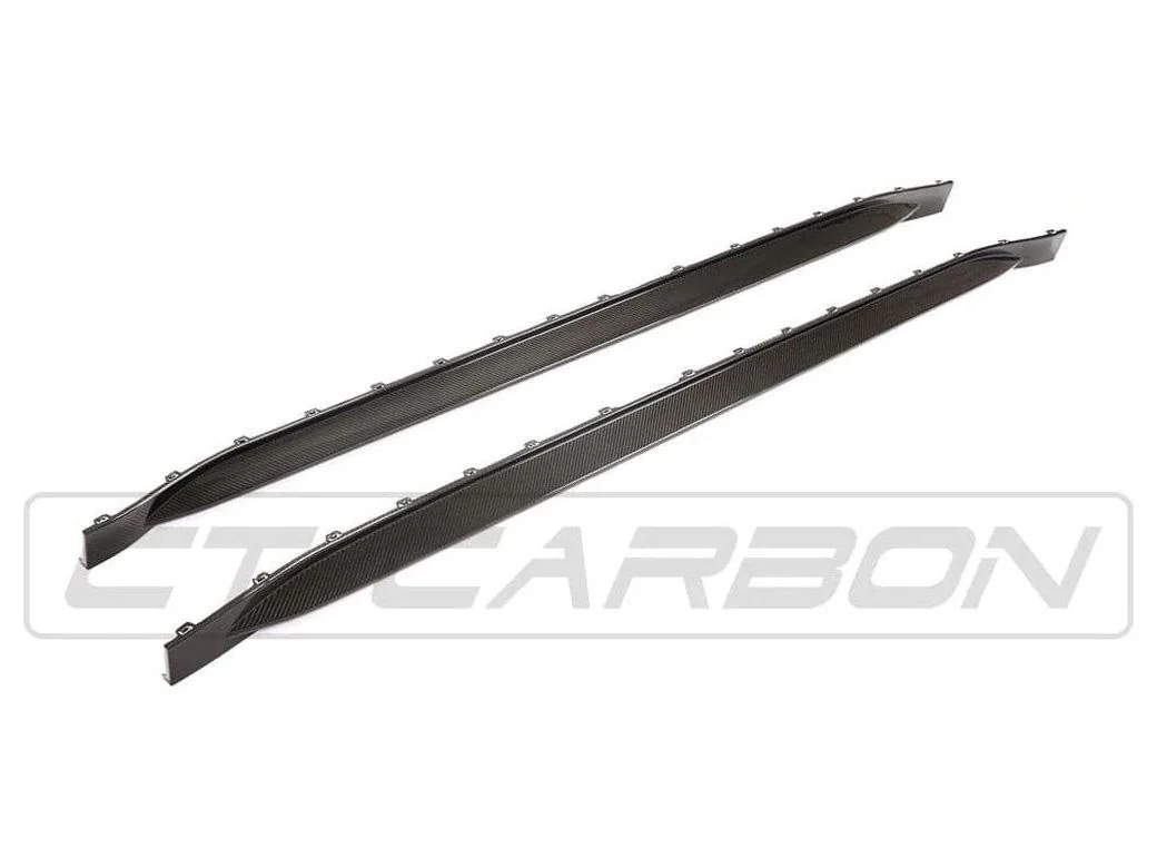 BMW M3 G80/G81 CARBON FIBRE SIDE SKIRT REPLACEMENT - CT DESIGN - Image 3