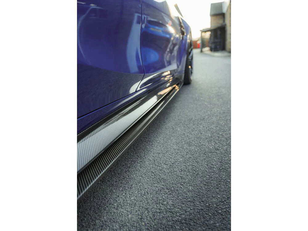 BMW M3 G80/G81 CARBON FIBRE SIDE SKIRT REPLACEMENT & EXTENSION - CT DESIGN - Image 2