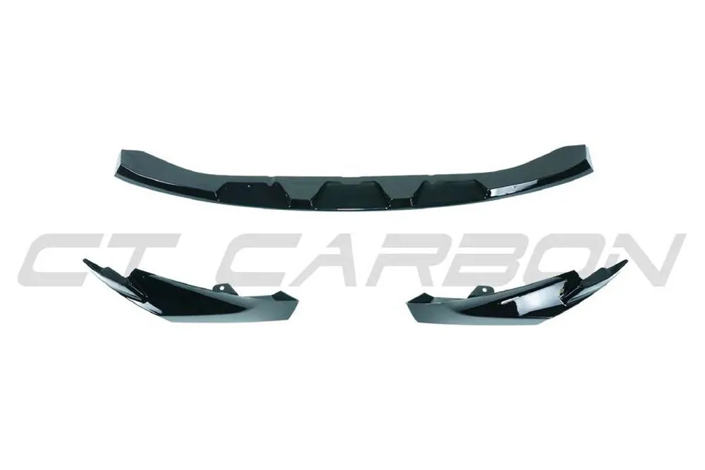 BMW M3 & M4 G80/G81/G82/G83 GLOSS BLACK SPLITTER - MP STYLE - Image 2