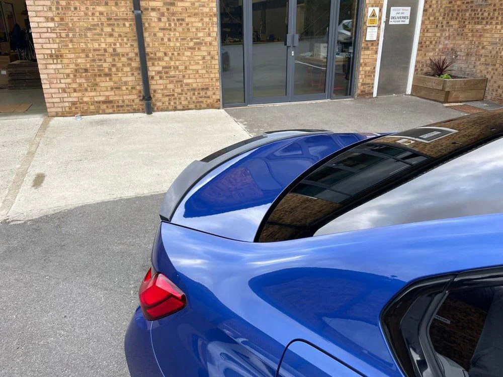 BMW M3/3 Series G80/G20 Wet Carbon fibre Spoiler - V Style - Image 3