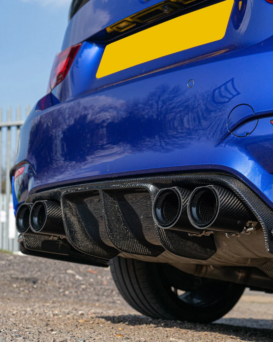 BMW M3/M4 (F80 F82 F83) CARBON FIBRE DIFFUSER - V-STYLE - Image 15