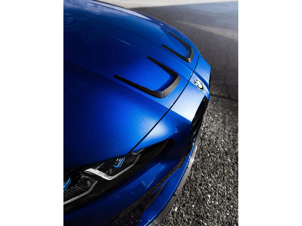 BMW M3/M4 G80/G81/G82/G83 CARBON FIBRE BONNET HOOD TRIMS - Image 2