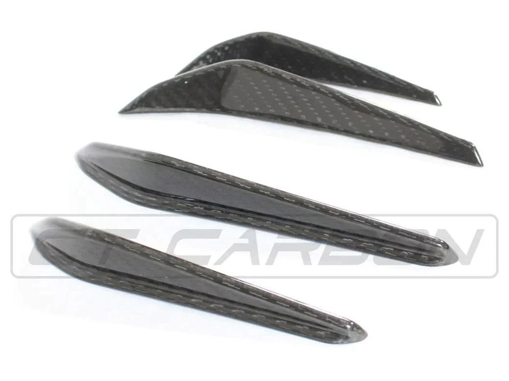 BMW M3/M4 G80/G81/G82/G83 CARBON FIBRE FRONT BUMPER CANARDS - Image 3