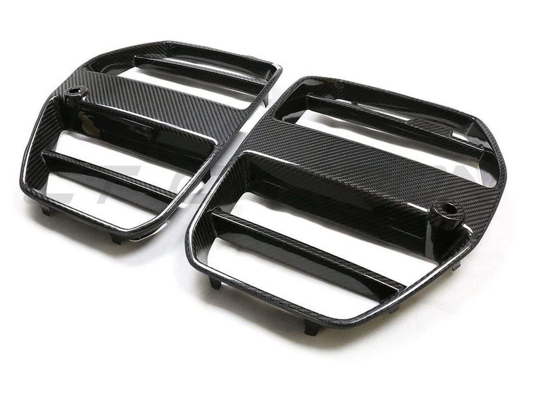 BMW M3/M4 G80/G81/G82/G83 CARBON FIBRE GRILLE WITHOUT ACC - GT STYLE - Image 2
