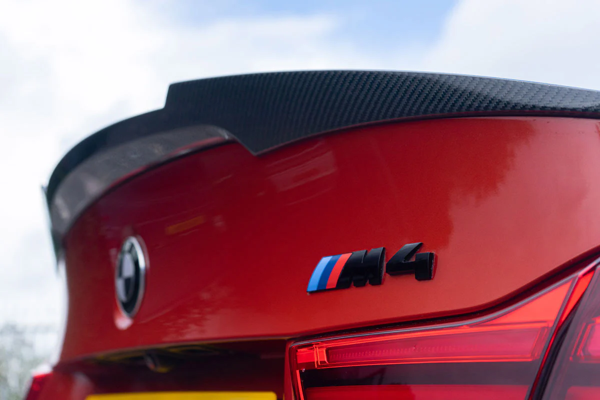 BMW M4 F82 CARBON FIBRE SPOILER - V STYLE - Image 9