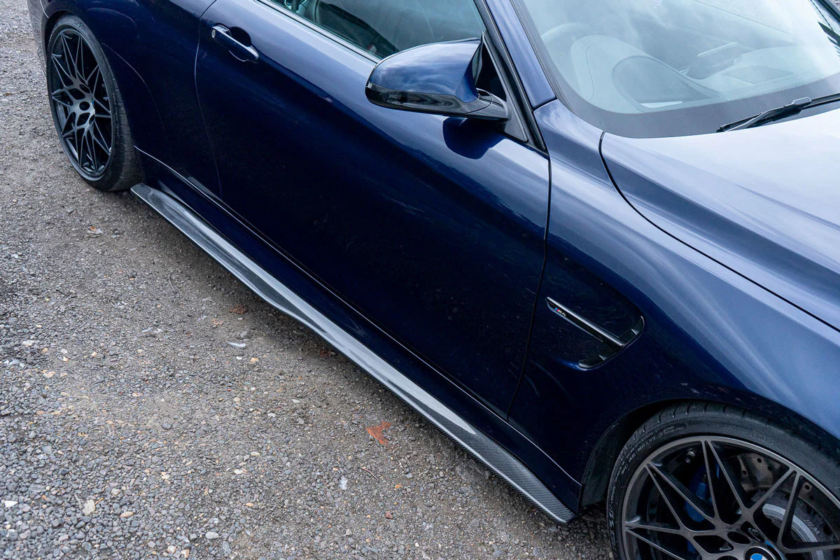 BMW M4 (F82 F83) CARBON FIBRE SIDE SKIRTS - PS STYLE - Image 2
