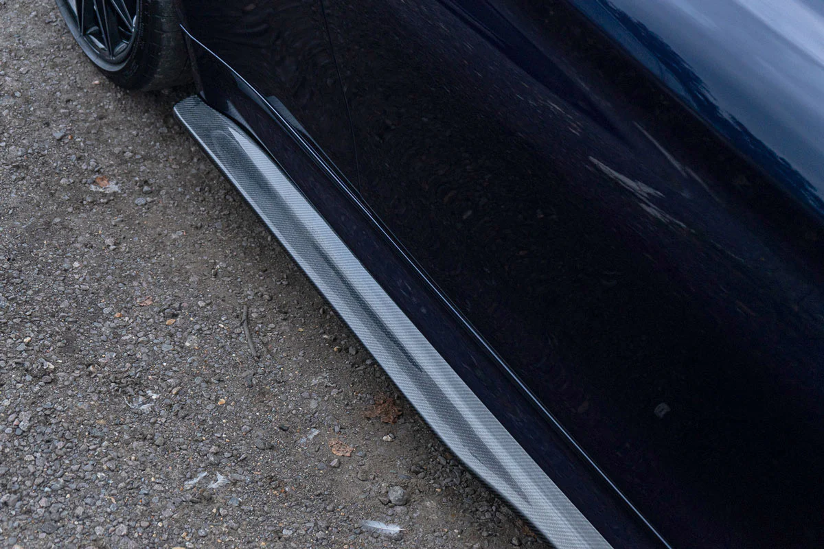 BMW M4 (F82 F83) CARBON FIBRE SIDE SKIRTS - PS STYLE - Image 3
