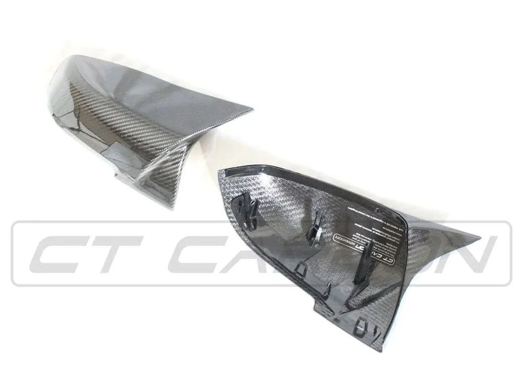 BMW PRE-PREG CARBON FIBRE MIRROR REPLACEMENT FXX 1, 2, 3, 4 SERIES - OEM+ M STYLE - Image 3