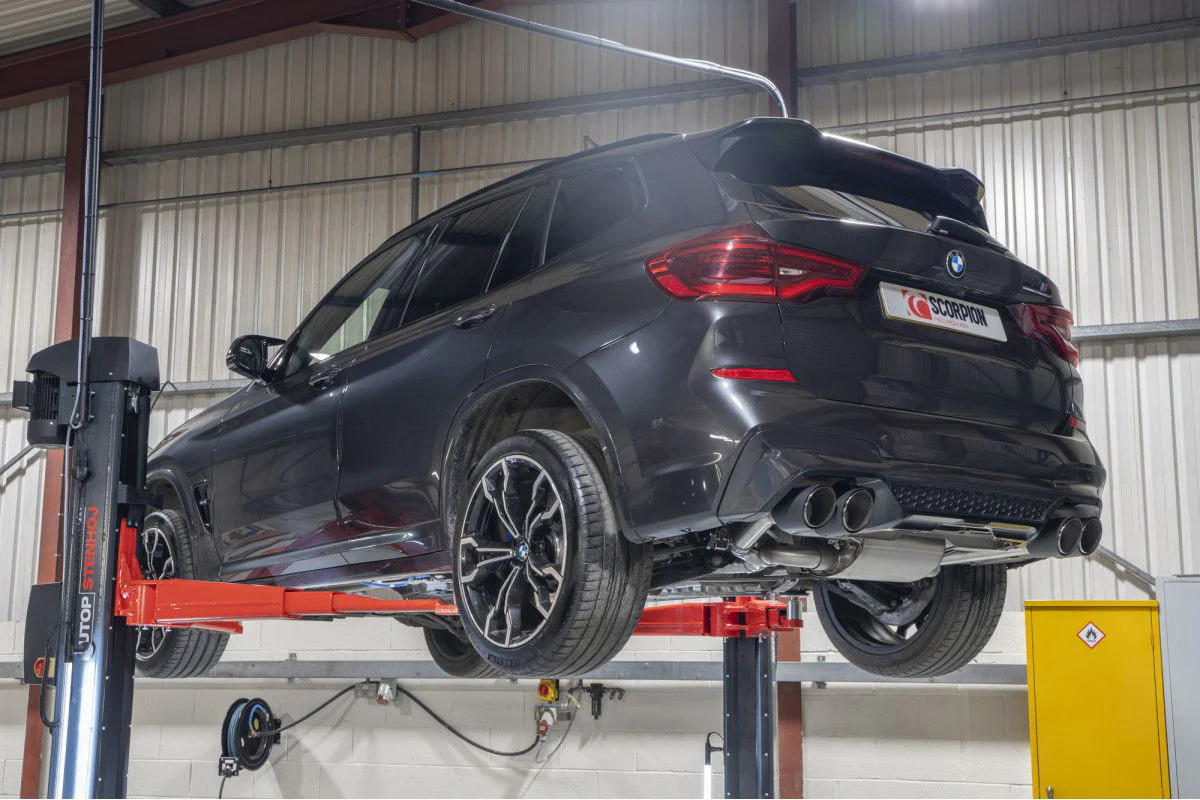 BMW X3M 2019-2021 HALF EXHAUST SYSTEM WITH VALVES - ASCARI TAIL PIPES - Image 3