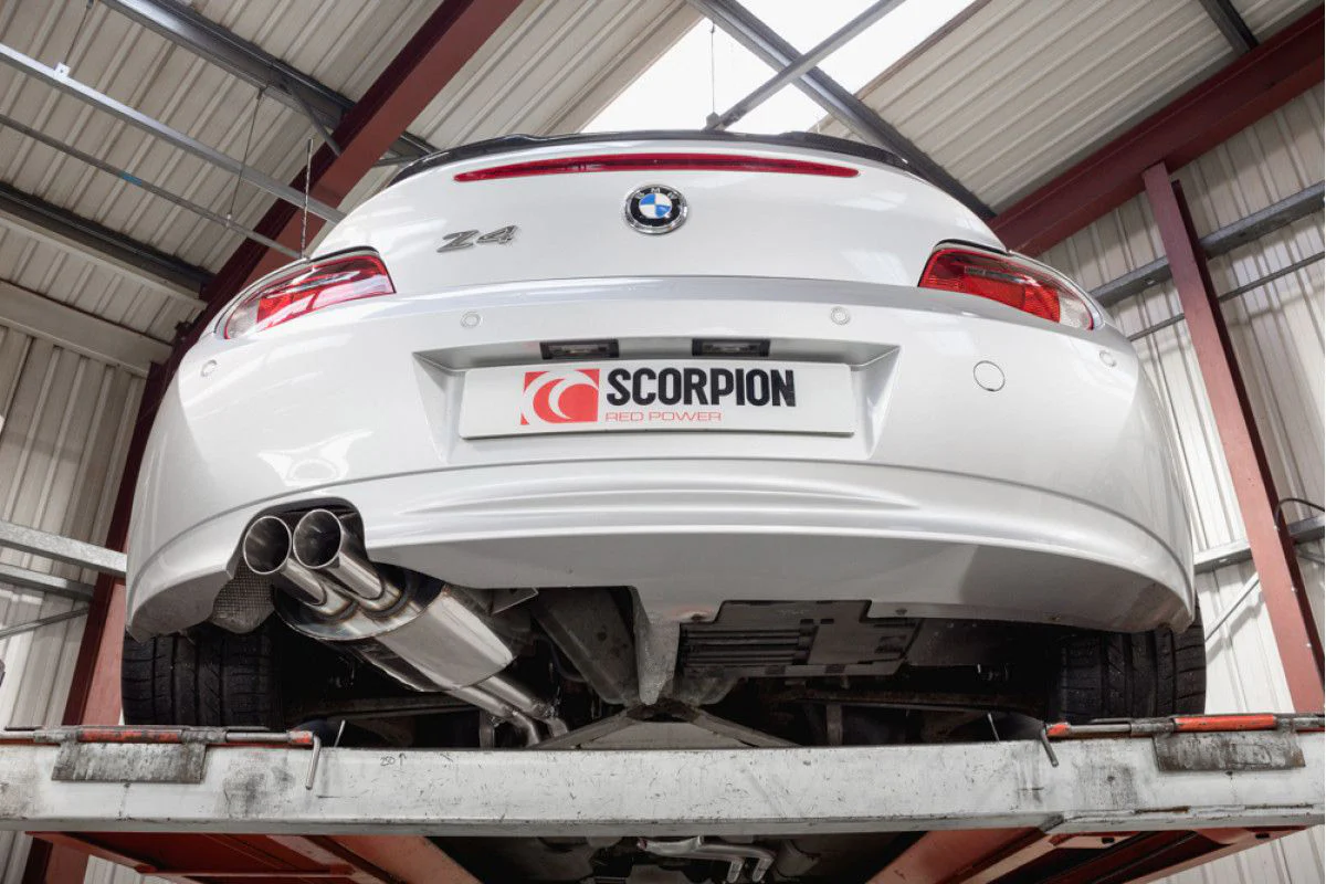BMW Z4 E85 & E86 2006 - 2009 RESONATED CATBACK SYSTEM - DAYTONA TAIL PIPES - Image 3