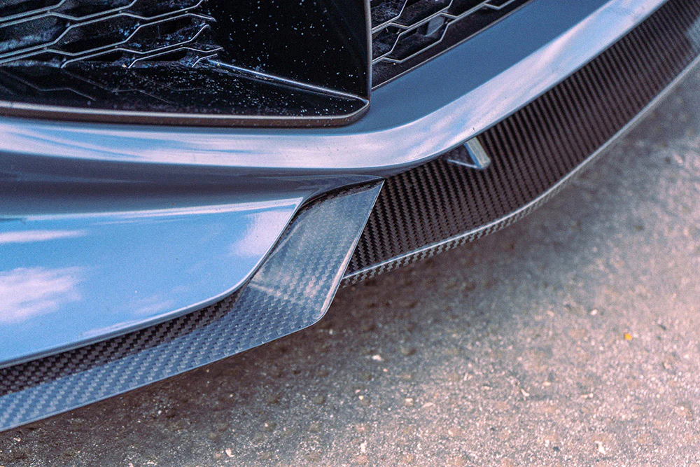 CT Carbon Full Length 3 Piece Carbon Fibre Front Splitter - Image 4
