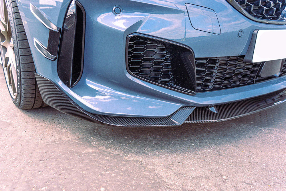 CT Carbon Full Length 3 Piece Carbon Fibre Front Splitter - Image 8