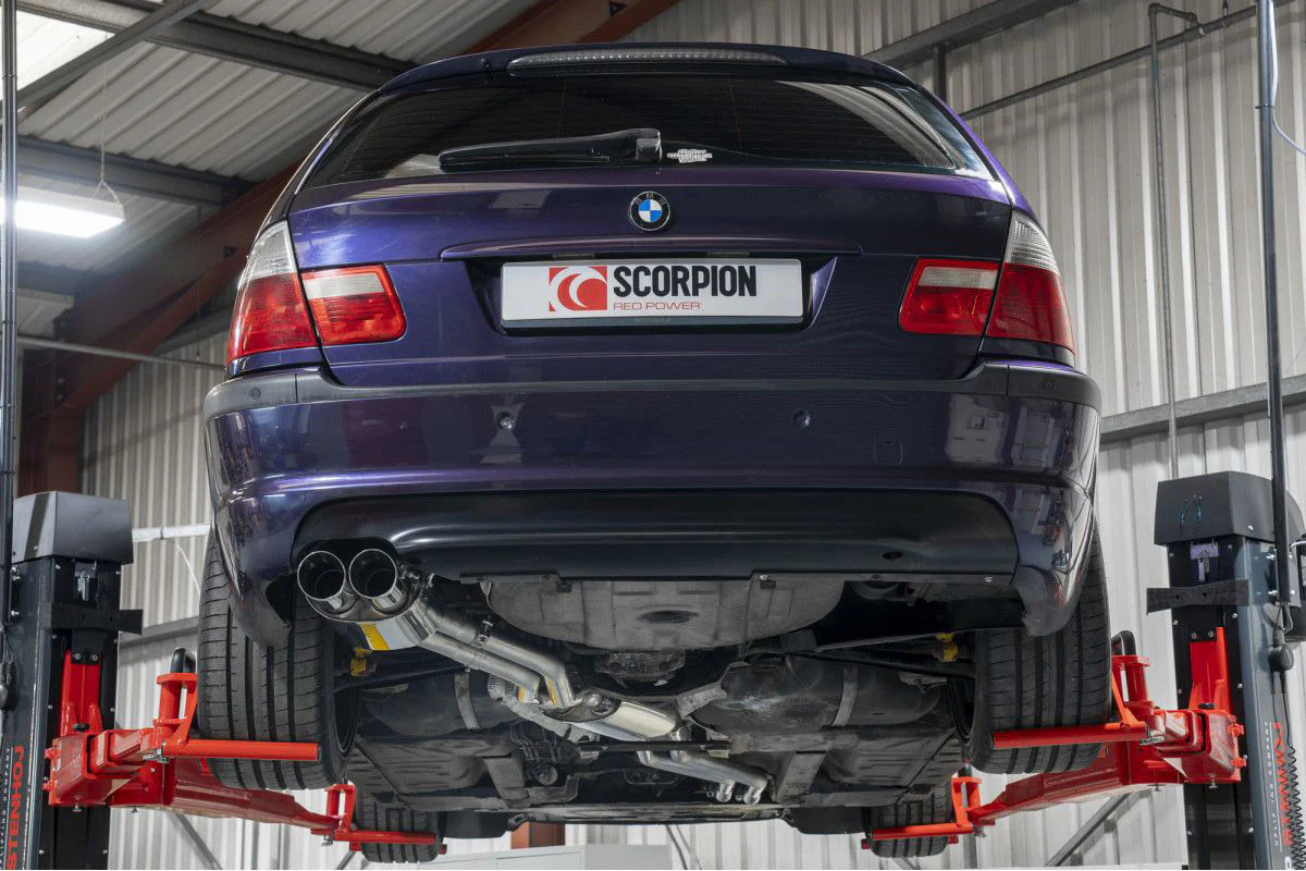 E46 320i / 325 / 330i 2000 - 2006 CATBACK EXHAUST SYSTEM - DAYTONA TAIL PIPES - Image 3