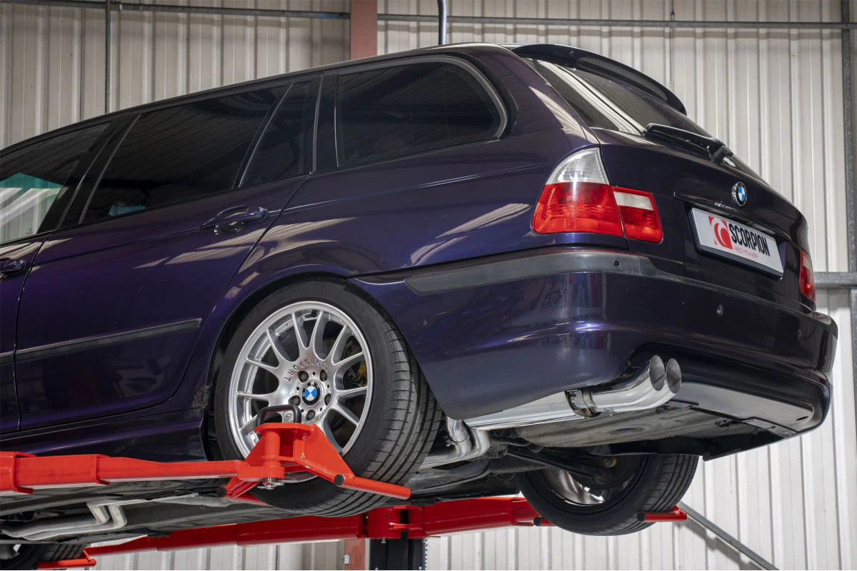 E46 320i / 325 / 330i 2000 - 2006 CATBACK EXHAUST SYSTEM - DTM TAIL PIPES - Image 3
