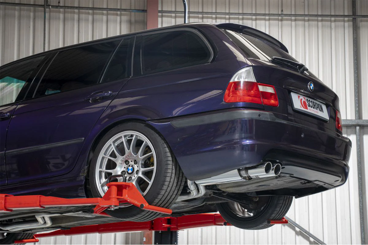 E46 320i / 325 / 330i 2000 - 2006 CATBACK EXHAUST SYSTEM - MONACO TAIL PIPES - Image 3